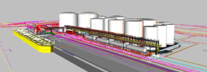 Detailplanung des Tanklager-Ausbaus von Arsol
